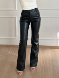 PU PANTS BLACK