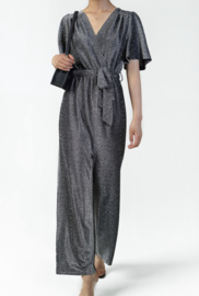 LARA JUMPSUIT GLITTER SILVER