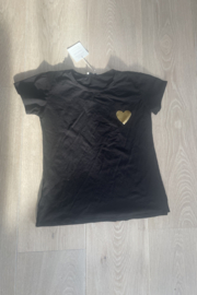 HEART SHIRT BLACK