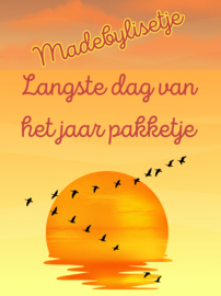 Madebylisetje Langste dag van het jaar pakketje 🌅