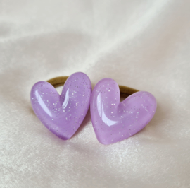 Luv You - Glitter Purple