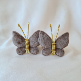 Fluffy Butterfly Taupe