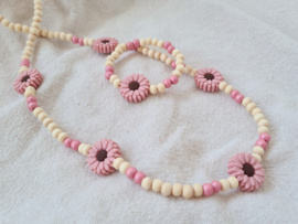 Kinderketting Madelief - Blush