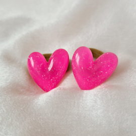 Luv You - Glitter Fuchsia