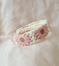 Haarband Flowerpower - Neutral Pink