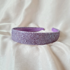 Haarband Chunky Glitter - Lilac