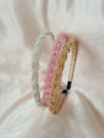 Diadeem Beads Braid - Gold