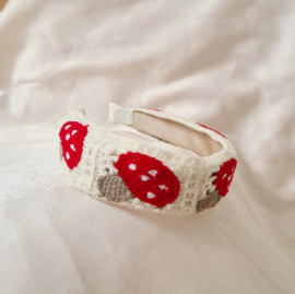Haarband Flowerpower - Cream Mushroom