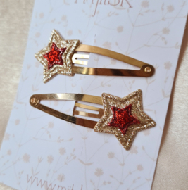 Double Stars - Red/Gold