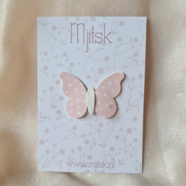 Butterfly - Soft Pink Dot