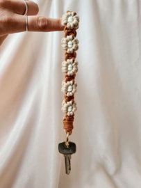 Sleutelhanger Macrame Daisy