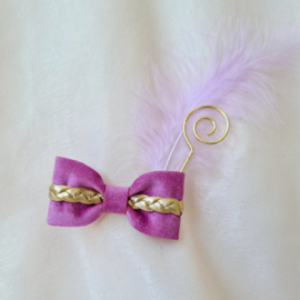 Sinterklaas Strik Deluxe - Velvet Fuchsia