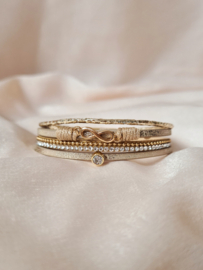 Armband - Gold Infinity