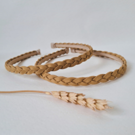 Diadeem Braided Suede- Toffee