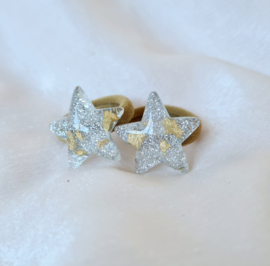 Stars Deluxe - Silver Goldflakes