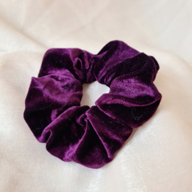 Velvet Scrunchie  -  Violet