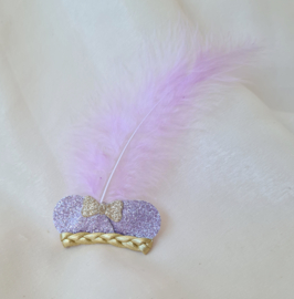 Pieten Clipje - Glitter Lila