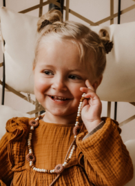 Kinderketting Madelief - Brown