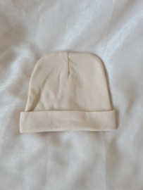 Newborn Mutsje met naam - Creme