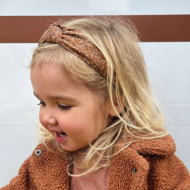 Haarband Knot - Ditsy Brown