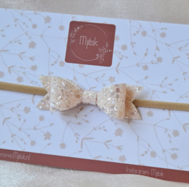 Haarbandje Strik Vieve - Cream White