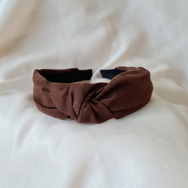 Haarband Soft Suedine 'Chocolate'