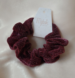 Glitter Scrunchie  - Cherry Pink