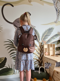 Schooltas 'Bruno Bear Bag Chocolate'