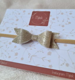 Haarbandje Strik Vieve - Gold 02