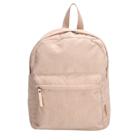 Rib Rugzak met naam - Beige