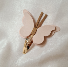 Vlinder Clip - Nude Pink