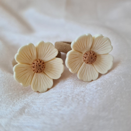 Poppy Flower - Cream