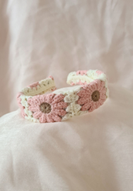 Haarband Flowerpower - Neutral Pink