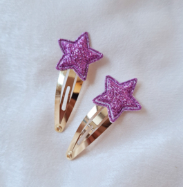Sparkly Stars - Purple