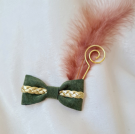 Sinterklaas Strik Deluxe - Velvet Green