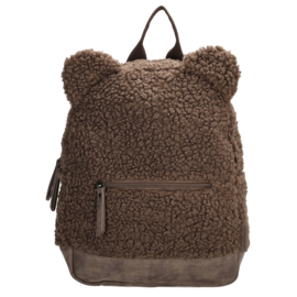 Teddy Rugzak met Naam -  Choco Brown