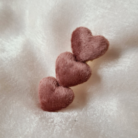 Hearts - Warm Brown