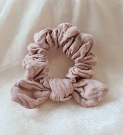 Mousseline Scrunchie Nude