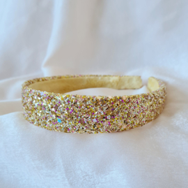Haarband Chunky Glitter - Gold
