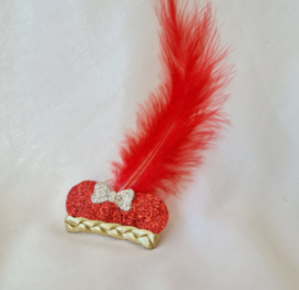 Pieten Clipje - Glitter Red