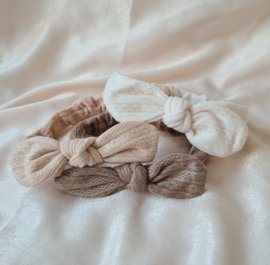 Haarbandje Knit Design - Creme Wit