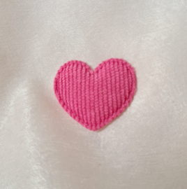 Rib Heart - Fuchsia