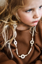 Kinderketting Madelief - Beige