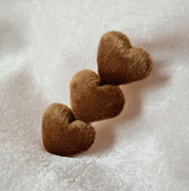 Hearts - Brown