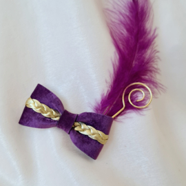 Sinterklaas Strik Deluxe - Velvet Violet