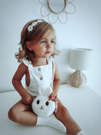 Teddy Bunny Tasje 'Cloudy White'