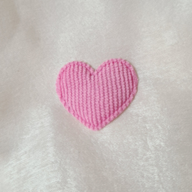 Rib Heart - Pink