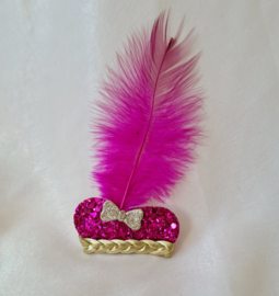Pieten Clipje - Glitter Fuchsia