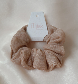 Glitter Scrunchie  -  Warm Gold