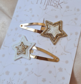 Double Stars - White/Gold